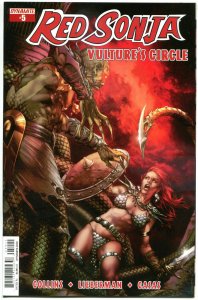 RED SONJA Vulture's Circle #5 A, VF+, She-Devil, Anacleto,2015,more RS in store