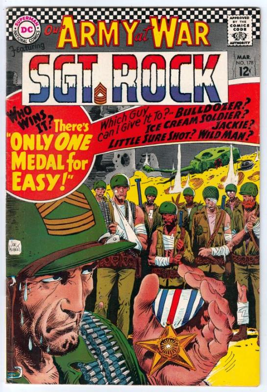 Our Army at War #178 (Mar-67) VF High-Grade Easy Company, Sgt Rock