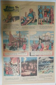 Prince Valiant Sunday #1696 by Hal Foster from 8/10/1969 Rare Full Page Size !