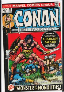 Conan the Barbarian #21 (1972) Conan