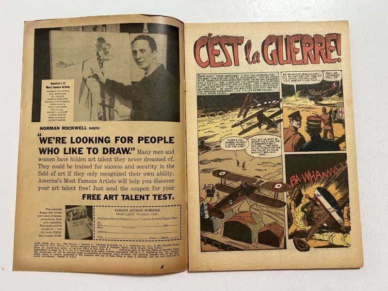 Aces High #5 VG+ 4.5 EC COMICS 1955