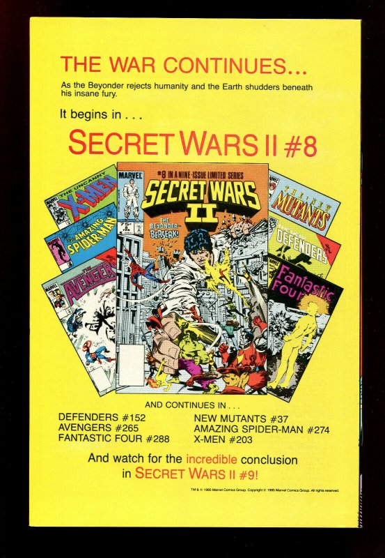 AMAZING SPIDER-MAN #273 (DIRECT EDITION) - PUMA & BEYONDER APP (9.2 OB) 1986