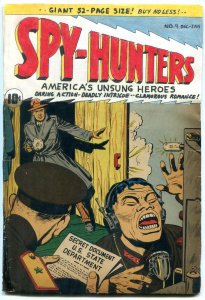Spy-Hunters #9 1950- Commie cover- restored reading copy