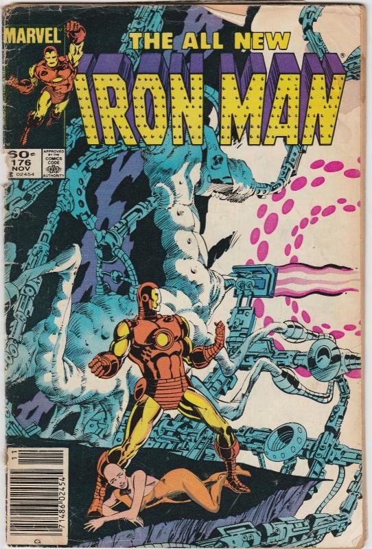 5 Iron Man Marvel Comic Books Invincible # 89 140 All New # 176 # 182 183 WM8