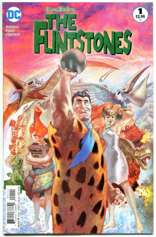 FLINTSTONES #1, NM, Hanna Barbera, 2016, Steve Pugh, Fred, Wilma, Barney, Betty