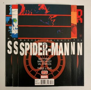 Marvel Knights Spider-Man #1-5 Set (Marvel 2013) All Signed by Marco Rudy (8.0+) 