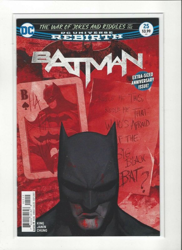 Batman #25 DC Rebirth  Anniversary Joker DC Comics Unread NM