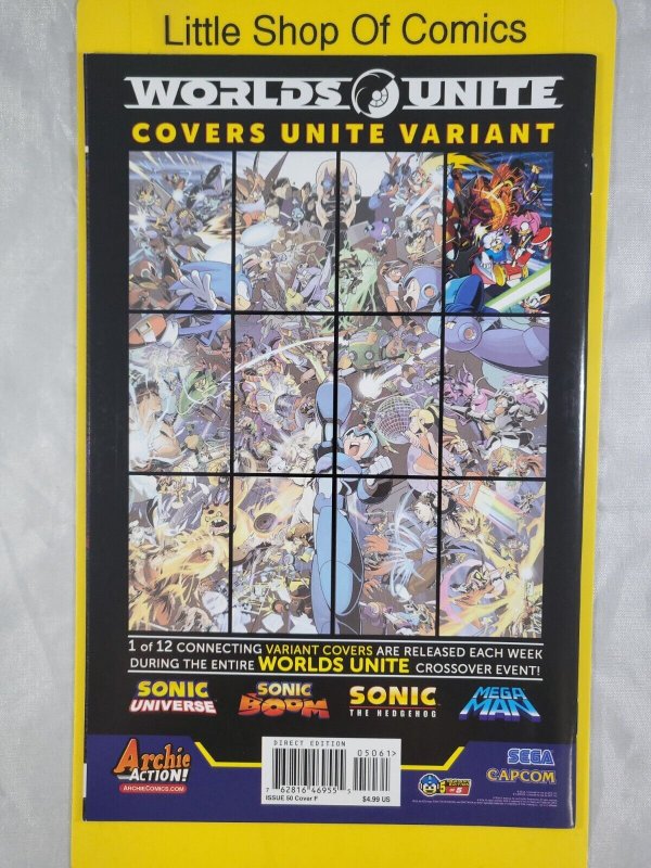 Mega Man #50 Ben Bates Cover F Variant 2015 Archie Comics