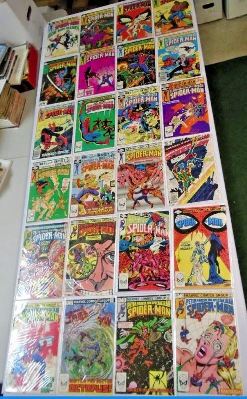 Peter Parker Spider Man Lot #s below - 107 diff books 8.0/VF (1976)