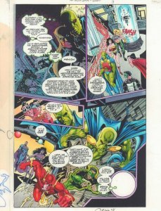 Justice Leagues: Justice League of Aliens #1 p.17 Color Guide '98 by John Kalisz
