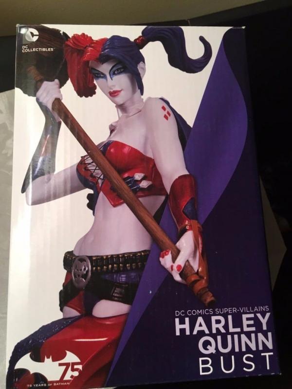 HARLEY QUINN Bust Statue, MIB, Unopened, 7, Jim Lee, Femme, more HQ in sto