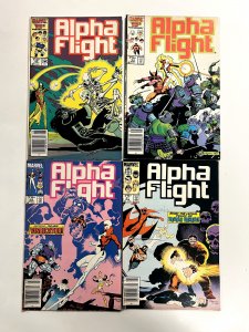 4 Alpha Flight Marvel Comics #31 32 34 35 Hulk Avengers Iron-Man Thor 87 JS3