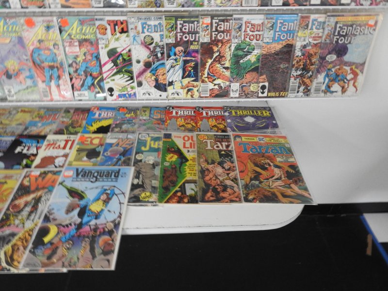 Huge Lot 160+ Comics W/ Fantastic Four, Spider-Man, Superman+ Avg VF- Condition!
