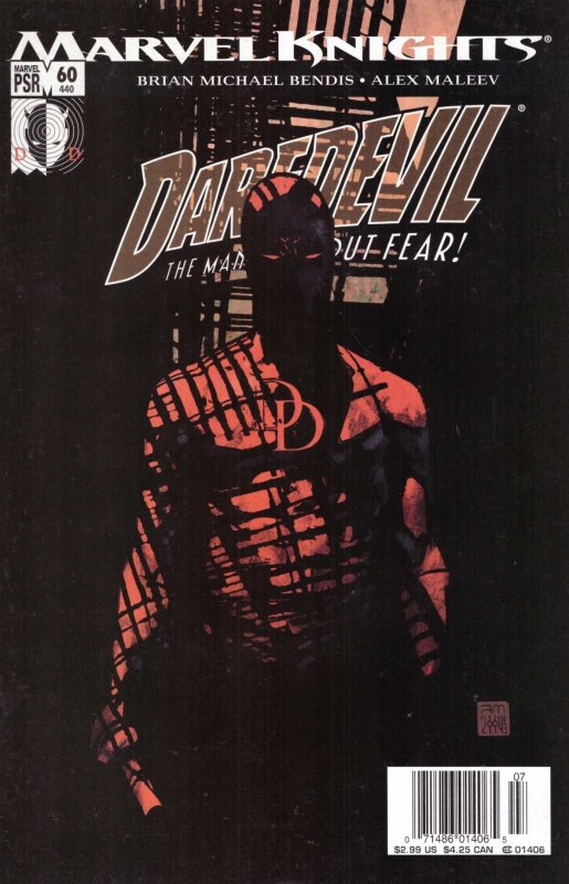 Daredevil (Vol. 2) #60 (Newsstand) FN ; Marvel | 440 Bendis Alex Maleev