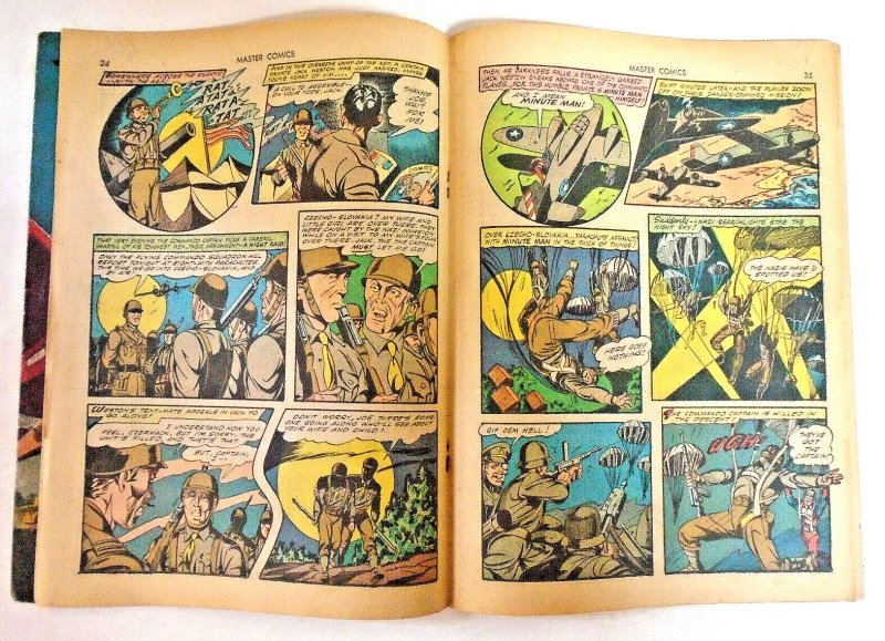 Master Comics #31 Missing 1st 10 Pages, Classic Cover