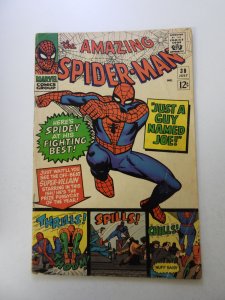The Amazing Spider-Man #38 (1966) VG condition stains front/back cover