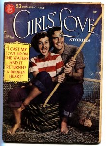 Girls' Love Stories #6 1950-DC romance-outstanding art-rare-photo cover