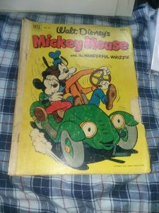 Mickey Mouse Four Color #427 dell comics 1952 The Wonderful Whizzix! Golden age