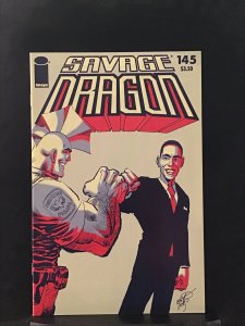 Savage Dragon #145 Obama Cover (2009) Savage Dragon
