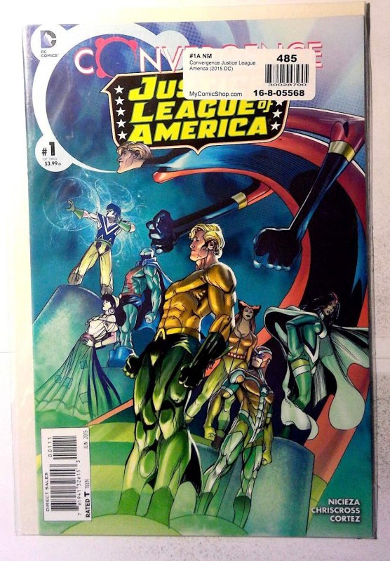 Convergence Justice League of America #1 (2015) DC Comics 1st Print Comic Book
