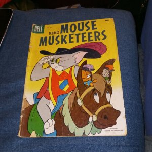 M.g.m's Mouse Musketeers 5 6 10 11 Dell Comics Lot Run Set Tom And Jerry cartoon