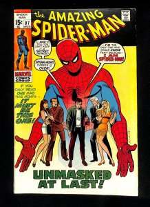 Amazing Spider-Man #87 Identity Revealed! John Romita Jr. Stan Lee!