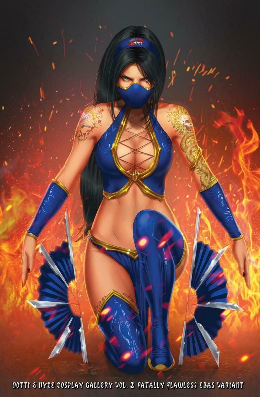 Notti & Nyce Cosplay Gallery Mortal Kombat Kitana Homage Variant Cover by EBAS