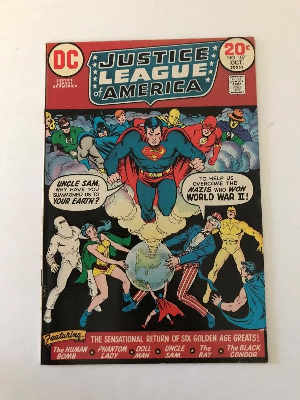 Justice League of America #107  (DC Comics; Oct, 1973) - VF+