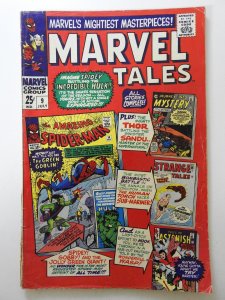 Marvel Tales #9  (1967) Classic Marvel Stories! Classic Ditko Spidey! Good+ Cond