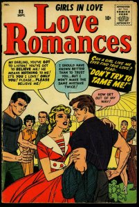 Love Romances #83 1959- Jack Kirby cover- Marvel Romance- Bargain copy