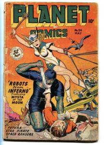 Planet #54 comic book 1948-Fiction House-Good Girl Sci-fi Art-Futura origin