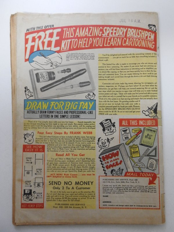 Sparkler Comics #24 (1943) Solid Good+ Condition!