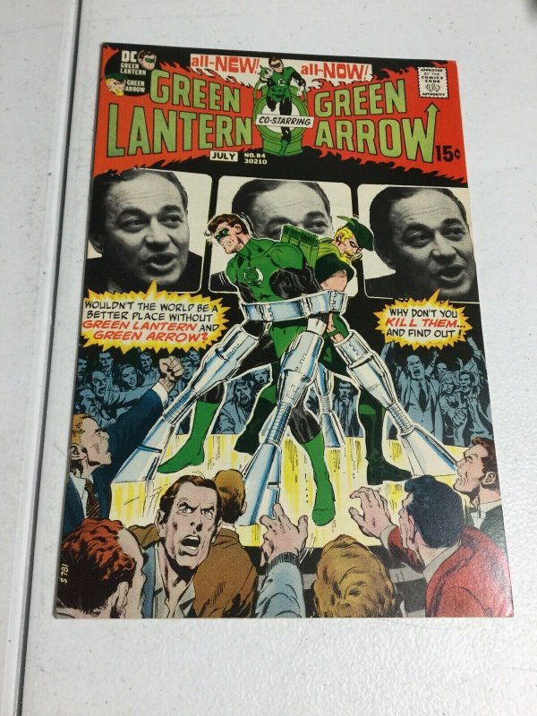 Green Lantern 84 Vf Very Fine 8.0 Green Arrow DC Comics 