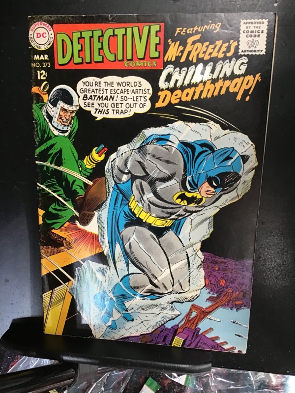 Detective Comics #373 (1968). Mr. Freeze! High-Grade! VF- wow!  Wytheville CERT!