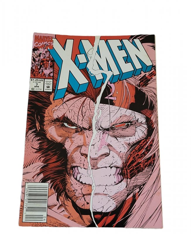 X-Men #7 Newsstand Edition (1992)