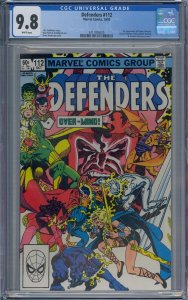 DEFENDERS #112 CGC 9.8 1ST POWER PRINCESS WHITE PAGES