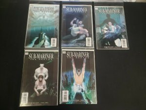 SUB-MARINER: THE DEPTHS 5PC (VF/NM) SIGNED SET, HTF, ANTHONY REPS, ESAD 2008-09