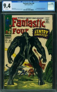 Fantastic Four #64 (1967) CGC 9.4 NM
