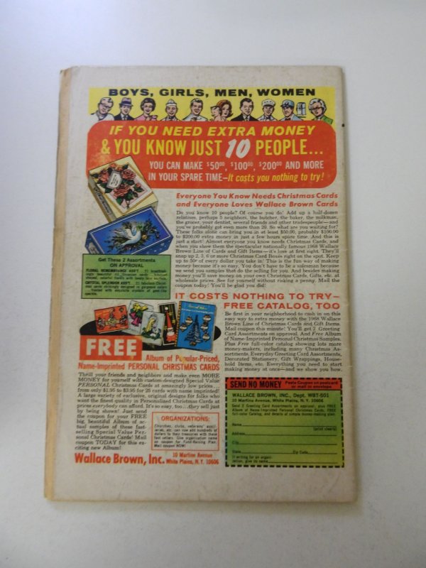 The Avengers #56 (1968) VG condition  subscription fold