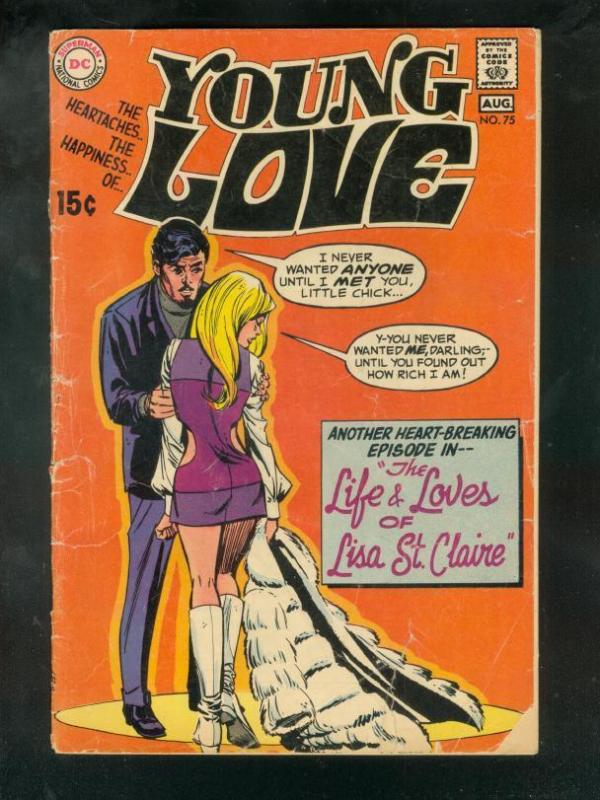 YOUNG LOVE #75 1969-DC ROMANCE G