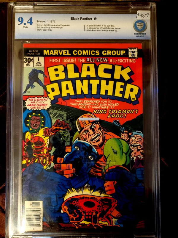 BLACK PANTHER #1 NM 9.4 1977