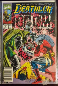 Deathlok #3 Newsstand Edition (1991)