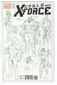 Cable and X-Force #1 Variant Cover (2013) 1:50 Variant