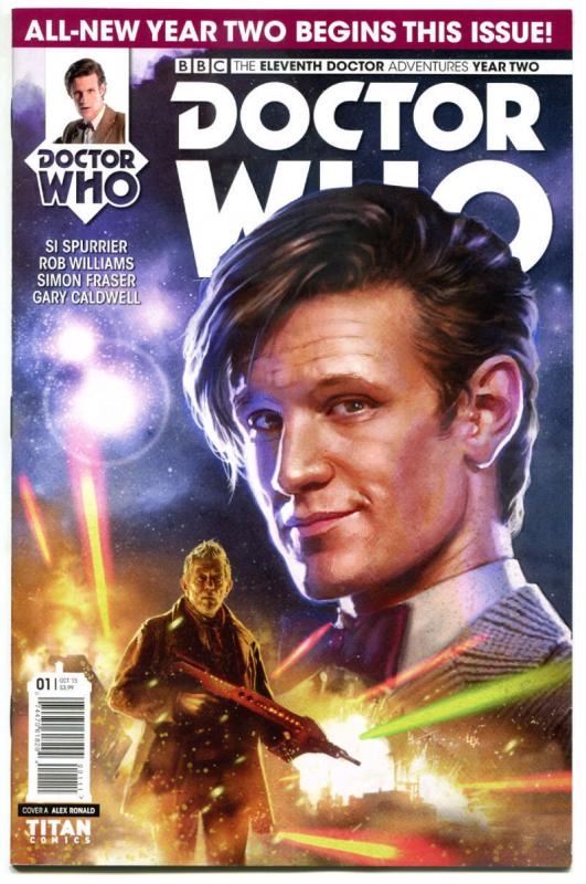 DOCTOR WHO #1 A, NM, 11th, Tardis, 2015, Titan, 1st, more DW in store, Sci-fi