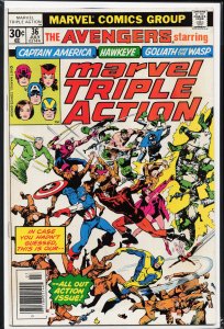 Marvel Triple Action #36 (1977) The Avengers