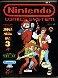 Nintendo Comics System #1 1990 HTF NO PRICE VARIANT