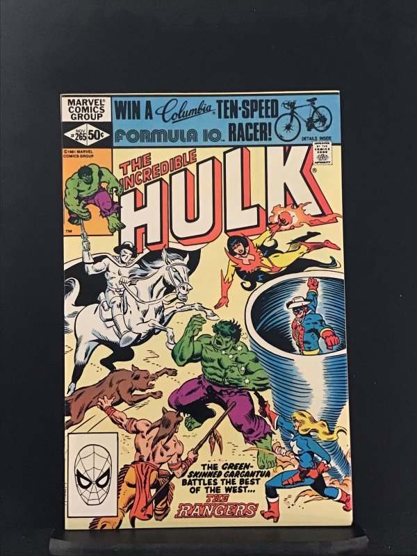 The incredible Hulk #265 (1981) Hulk