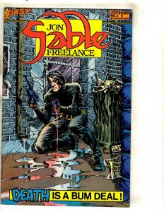 13 Jon Sable: Freelance First Comics # 1 2 3 4 6 7 8 9 10 14 15 16 17 J331