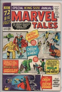 MARVEL TALES 2, FN+, Origin Dr Strange X-men Avengers, Jack Kirby, 1965, Marvel