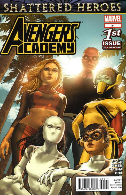 Avengers Academy #21 VF ; Marvel | White Tiger Shattered Avengers Academy #21 VF ; Marvel | White Tiger Shattered